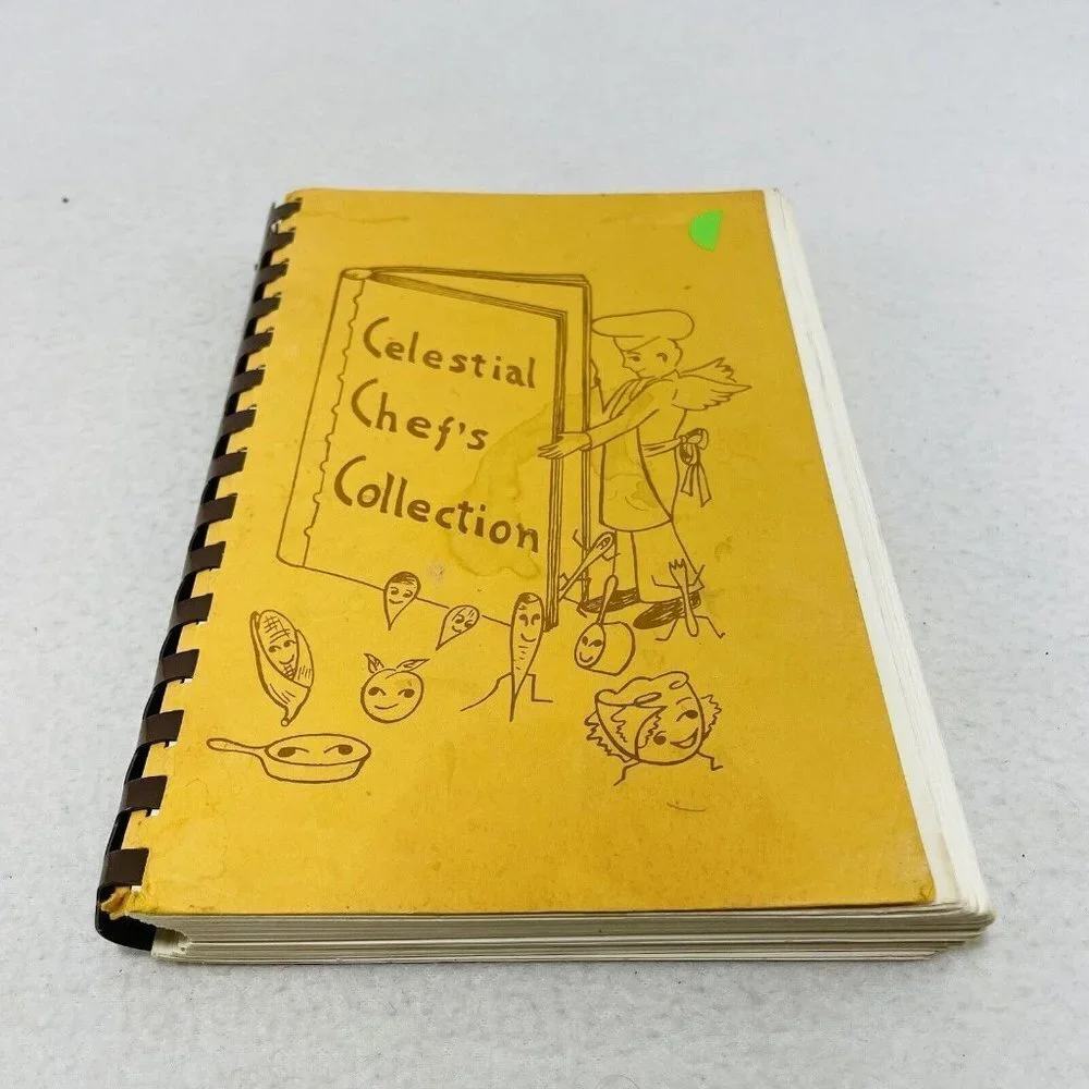 Celestial Chef Recipe Cookbook Volume 1 St Charles Texas Cook Food Vintage Menu - Picture 1 of 10